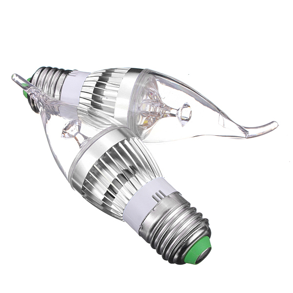 durable e27 dimmable 3w 3 led chandelier candle lights home lamp bulb silver cold white warm white 300-330lm 220v durable e27 dimmable 3w 3 led chandelier candle lights home lamp bulb silver cold white warm white 300-330lm 220v
