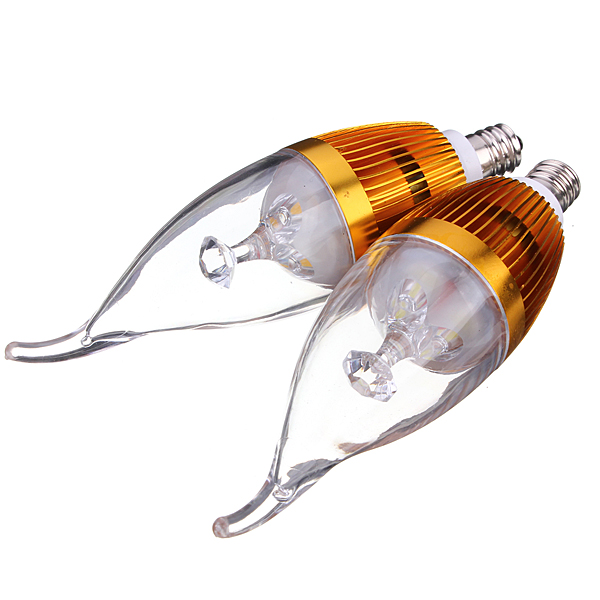 e12 3 led high power candelabra chandelier candle lights pure white warm white lamp bulb 85-265v