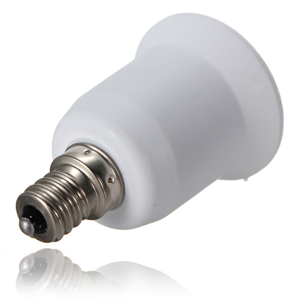 e12 to e27 candelabra base bulb lamp light led screw socket adapter converter