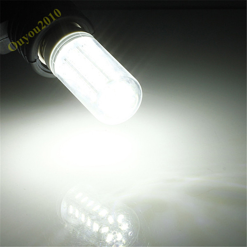 e14 5730 smd 36 led 600lm 7w pure white warm white energ saving corn lights lamp bulb 220v
