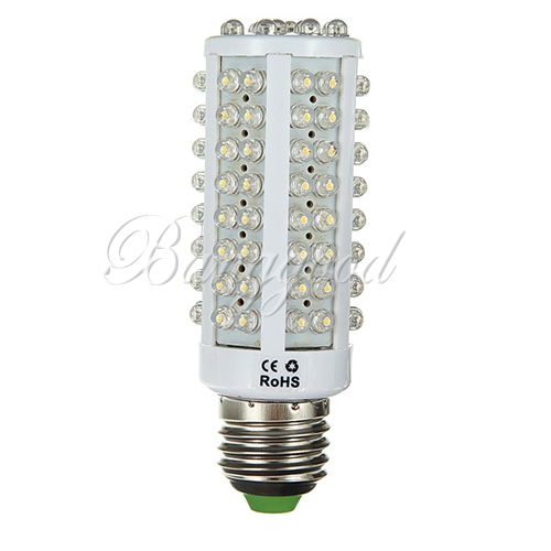 e27 108 led 7w 450lm warm white corn light spotlight lamp bulb energy saving 360 degree 110v