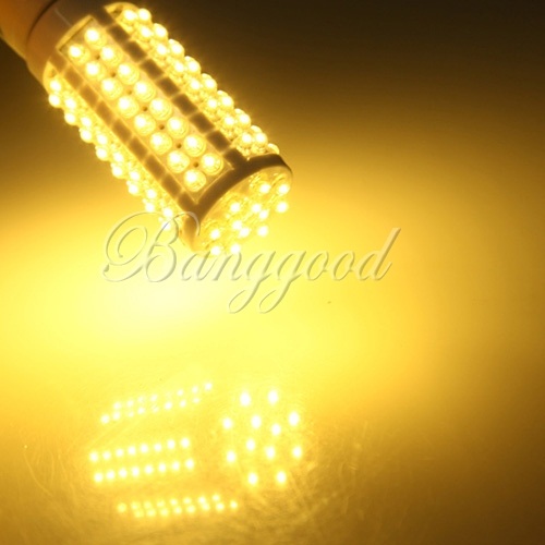 e27 108 led 7w 450lm warm white corn light spotlight lamp bulb energy saving 360 degree 110v