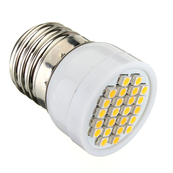 e27 24 smd 3528 led spotlight corn lights lamp bulb pure white warm white 85-265v