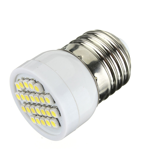 e27 24 smd 3528 led spotlight corn lights lamp bulb pure white warm white 85-265v