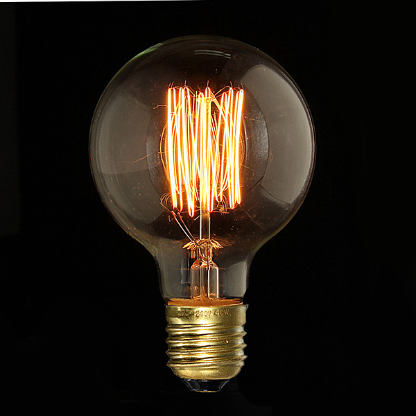 e27 40w g80 incandescent vintage antique filament lights home decoration pendant bulb lamp 220v