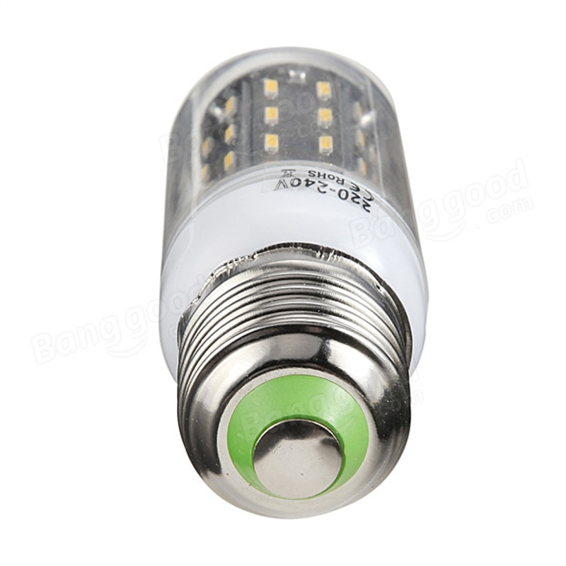 e27 5w led bulb white/warm white 56 smd 4014 corn light lamp ac 220v