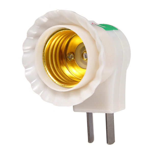 e27 base to ac power 110v 220v led light lamp bulb holder socket adapter converter us/au plug on off switch