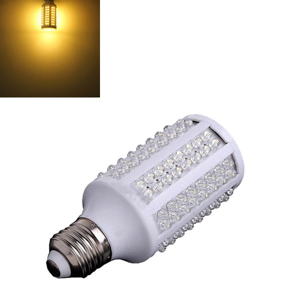 e27 screw 8.3w 166 led corn lights spotlight bulb lamp 360 degree warm white 220v