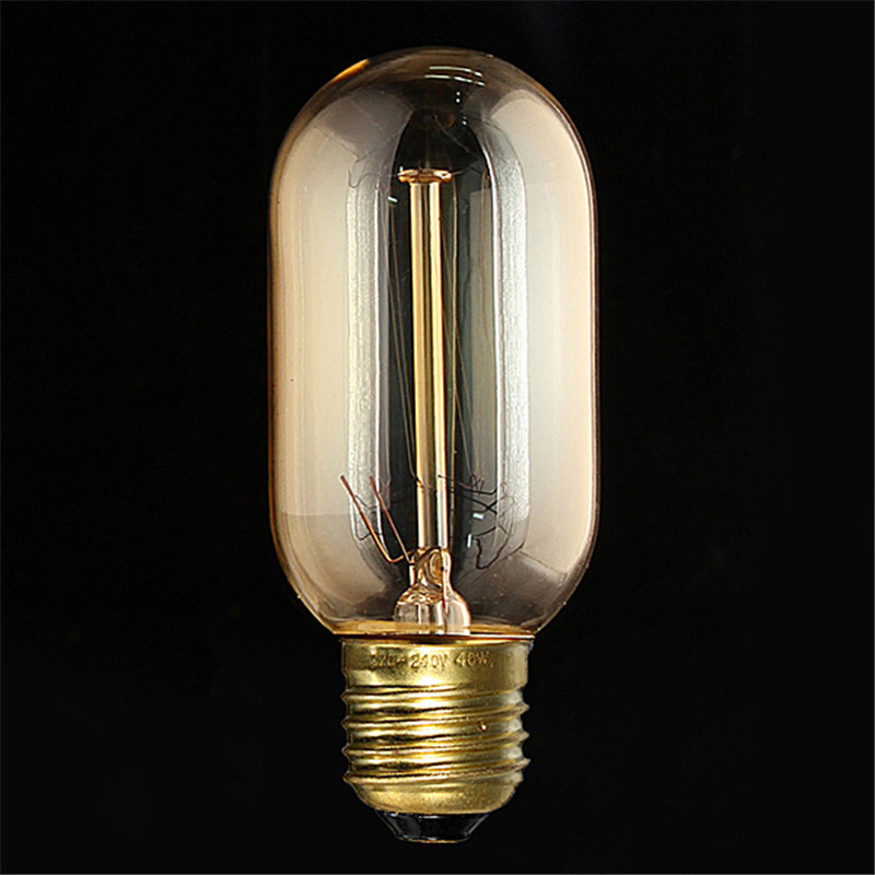 e27 t45 40w incandescent vintage antique light bulb home decoration lamps 220v
