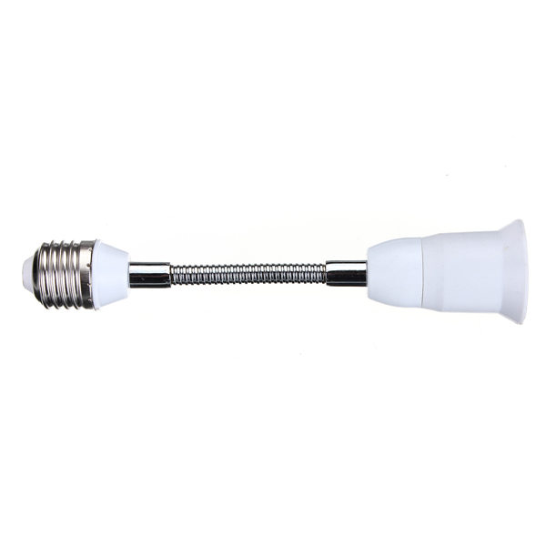 e27 to e27 20cm length flexible extend extension led light bulb lamp holder screw socket adapter connecter converter
