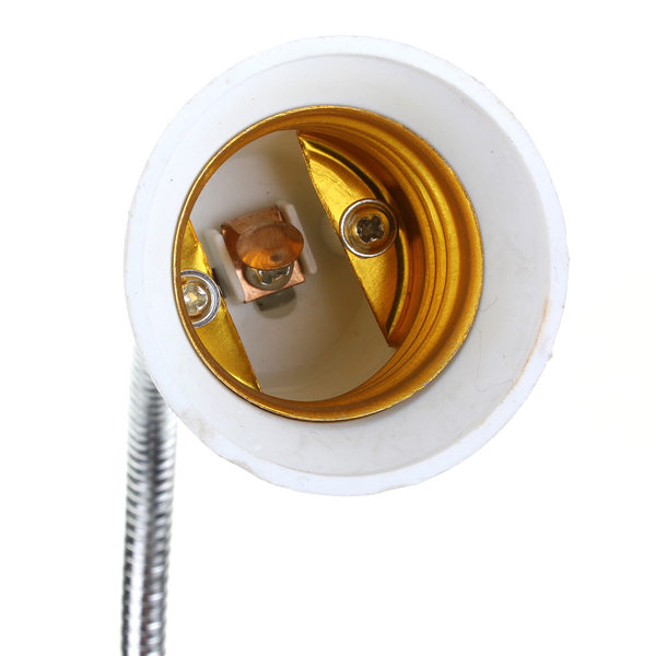 e27 to e27 20cm length flexible extend extension led light bulb lamp holder screw socket adapter connecter converter
