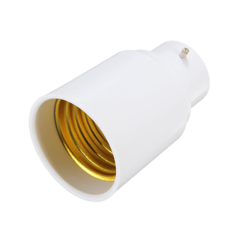 excellent quality bayonet bc b22 to edison screw es e27 light bulb adaptor lamp holder converter new