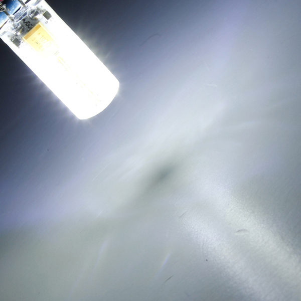 g4 3014 smd 24/48/64 led 2w 3w 5w pure white warm white crystal silicone spotlight cabinet lamp bulb 12v/220v