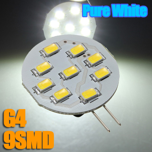 g4 9 led 5630 smd car auto boat cabinet home spotlight warm white pure white lights bulb lamp dc12v