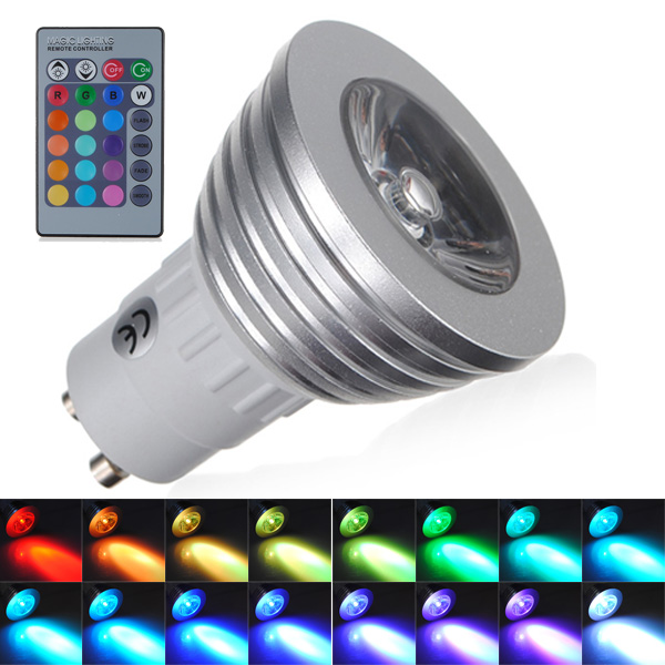 gu10 3w rgb led 16 color changing spotlight lights lamp bulb with remote control ac220v gu10 3w rgb led 16 color changing spotlight lights lamp bulb with remote control ac220v