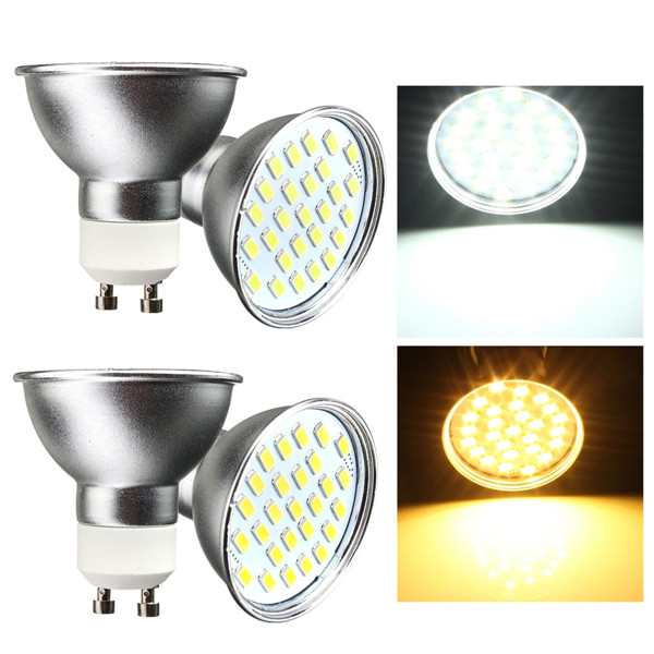 gu10 4w 27 led 5730 smd high brightness spotlight spot lights lamp bulb pure white warm white home lighting 220v