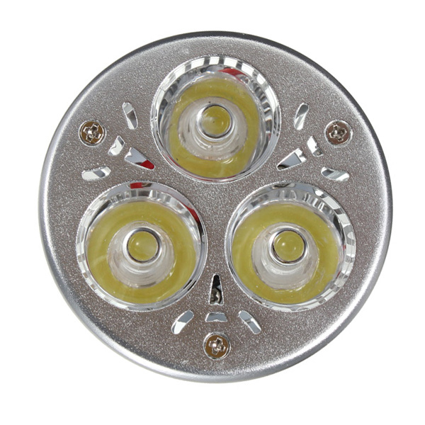 gu10 9w 3 led warm white pure white high power spotlights spot light bulb lamp 85-265v