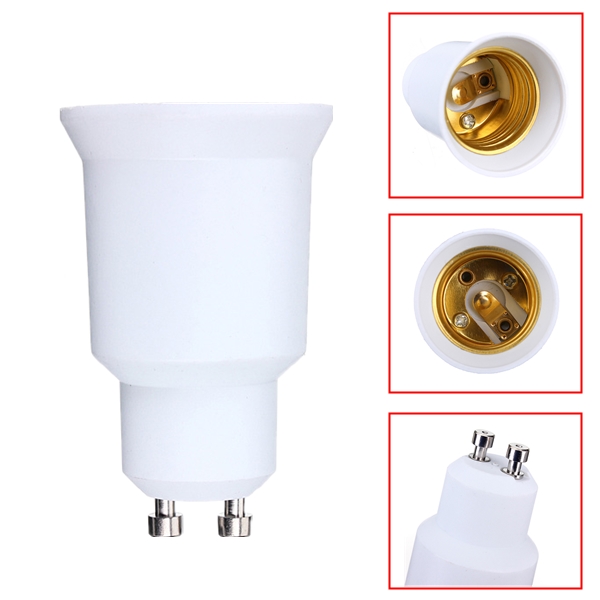 gu10 to e27 led cfl light lamp bulb converter holder adapter extend socket screw base gu10 to e27 led cfl light lamp bulb converter holder adapter extend socket screw base