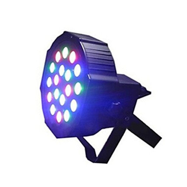 high promation 18w led stage light high power rgb par light with dmx512 master slave led flat dj equipments controller