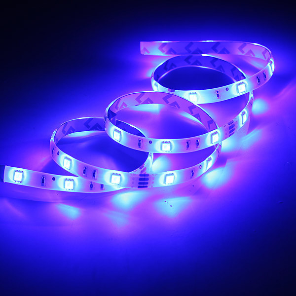 high qualit 1m 60 led 3528 smd non-waterproof/waterproof flexible strip tape light lamp home decor 12v white/red/green/blue/rgb