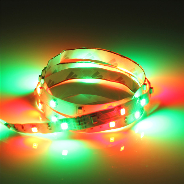 high qualit 1m 60 led 3528 smd non-waterproof/waterproof flexible strip tape light lamp home decor 12v white/red/green/blue/rgb