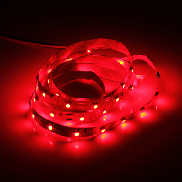 high qualit 1m 60 led 3528 smd non-waterproof/waterproof flexible strip tape light lamp home decor 12v white/red/green/blue/rgb
