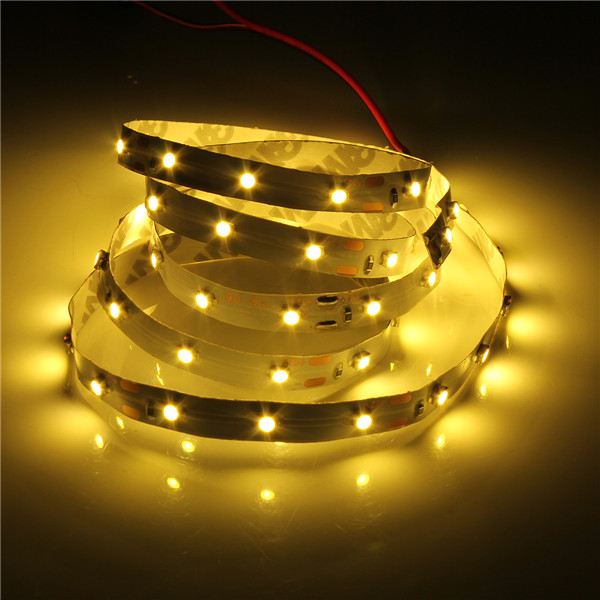 high qualit 1m 60 led 3528 smd non-waterproof/waterproof flexible strip tape light lamp home decor 12v white/red/green/blue/rgb