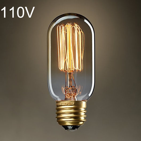 incandescent bulb e27 40w ac 110v t45 tungsten filament edison bulb incandescent bulb e27 40w ac 110v t45 tungsten filament edison bulb
