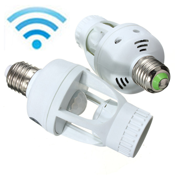 infrared pir motion sensor 360 degree led e27 base lamp bulb switch holder converter adaptor ac 220v infrared pir motion sensor 360 degree led e27 base lamp bulb switch holder converter adaptor ac 220v