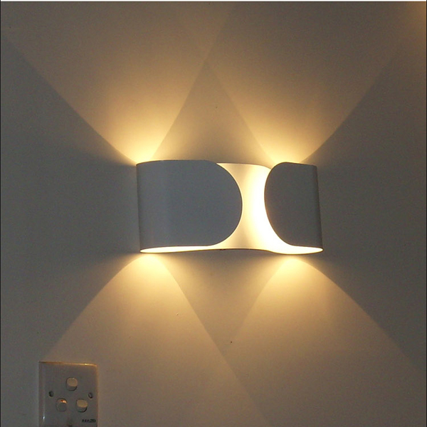 italy design modern fixture white bowknot wall lamp