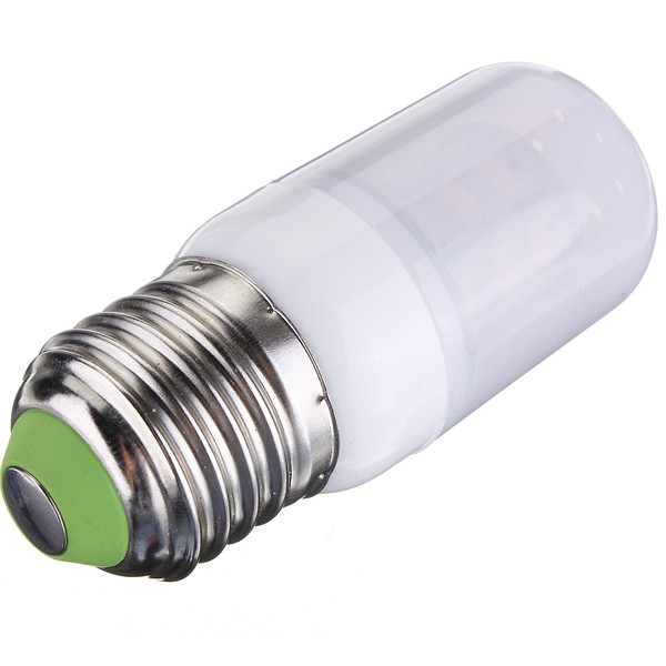 led lamp e27 light 3.5w 27smd 5730 spotlight ac 110v 360 degree corn bulb pure warm white with lampshade