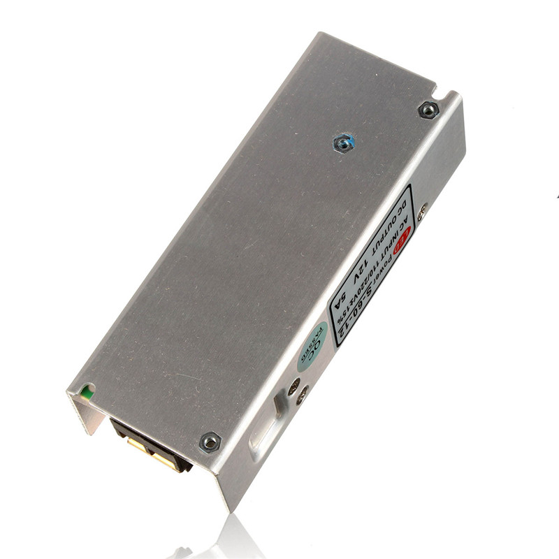 led power supply 12v 5a 60w led driver power supply switching strip 3528 5050 lighting for transformers aluminum non-waterproof