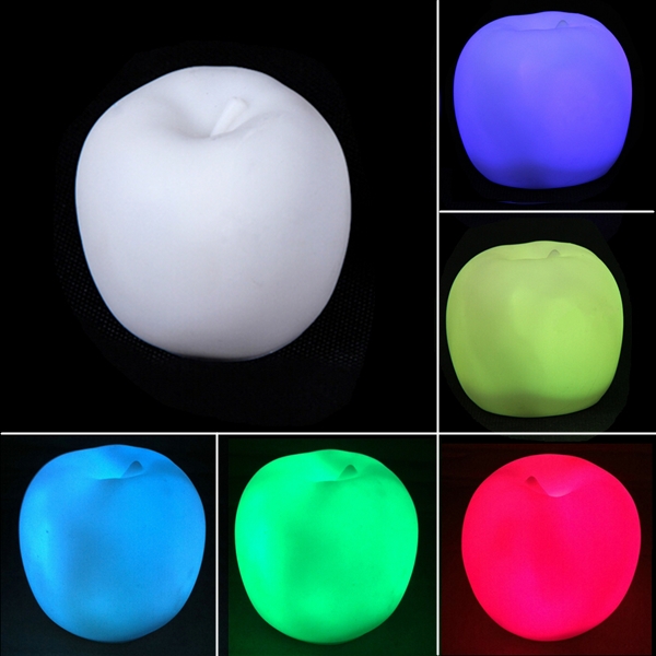 little for apple shape led night light novelty lamp changing colors xmas home decor great gift