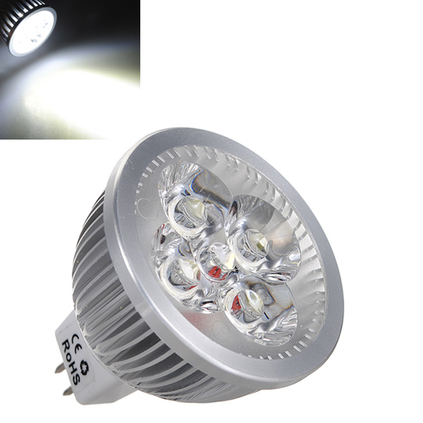 mr16 gu5.3 4 led cold white energy saving spotlight down light lamp bulb 360lm dc12v mr16 gu5.3 4 led cold white energy saving spotlight down light lamp bulb 360lm dc12v