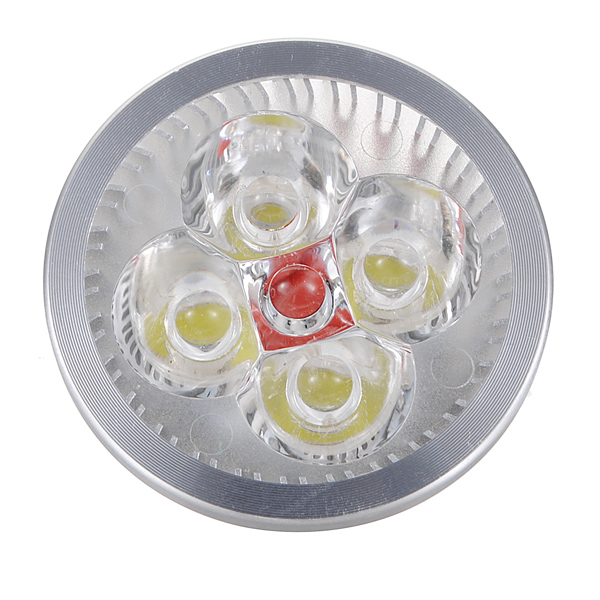 mr16 gu5.3 4 led cold white energy saving spotlight down light lamp bulb 360lm dc12v