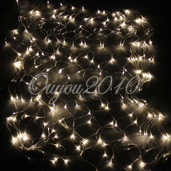 multicolor 1.5m x 1.5m 100 led net string fairy light xmas christmas wedding party holiday outdoor decoration lamp 110v