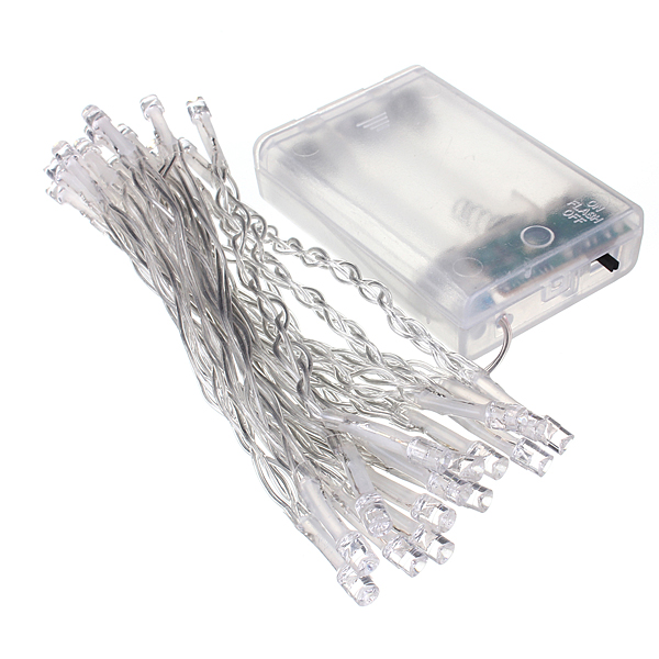 multicolor 30 led battery power operated xmas wedding party string fairy light strip home decoration lamp