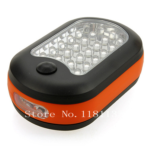 new 27 led hook light magnetic flashlight perfect torch work lamp with magnet and 2 light modes camping outdoor sport