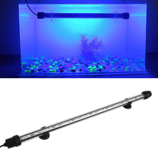 new aquarium fish tank 48cm 21 led 5050 smd bar light clip lamp waterproof underwater submersible decoration lighting blue white new aquarium fish tank 48cm 21 led 5050 smd bar light clip lamp waterproof underwater submersible decoration lighting blue white