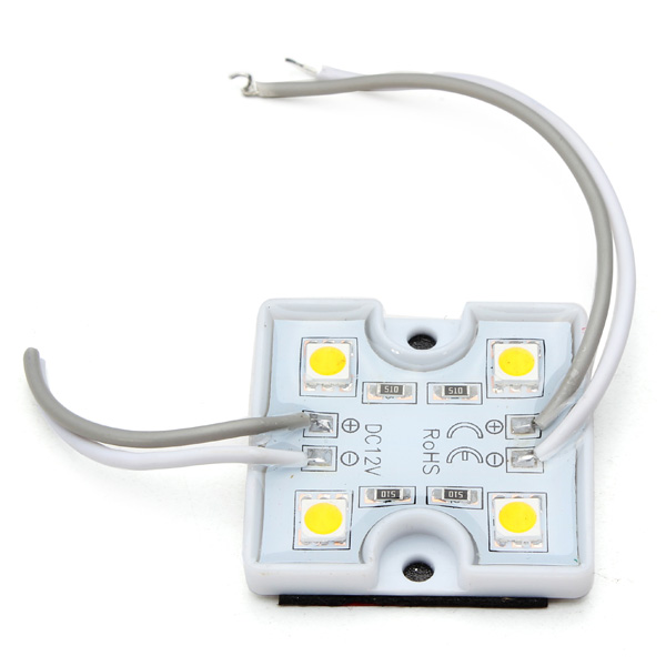 new arrival 1pcs led module ip65 waterproof 1.5w/pcs 4led smd 5050 for dc 120v red/green/blue/warm white/white for billboard