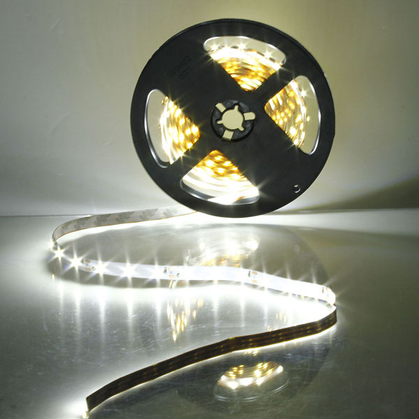 new arrival 5m 3528 smd 300 led 60led/m flexible light strip lamp non-waterproof dc12v white warm white rgb