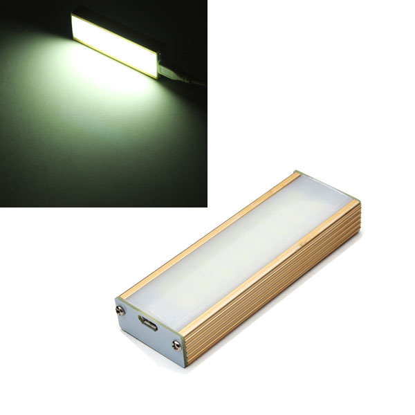 new arrival 8cm 3w pure white double row dimmable micro usb led strip lights for notebook, desktop computer