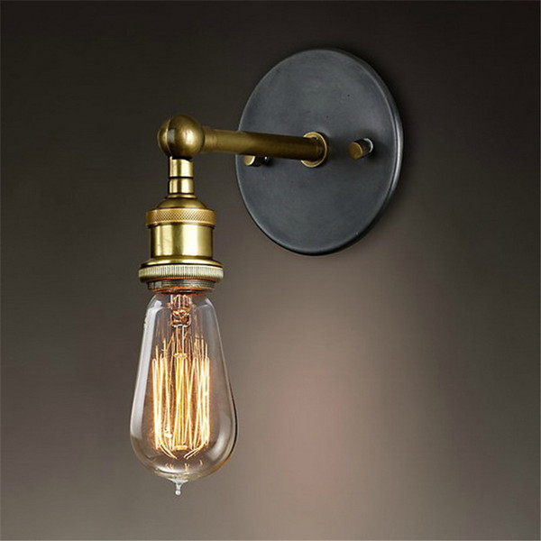 new arrival e27 retro vintage lamp industrial brass pendant light edison lamp wall lamp ac110- 220v