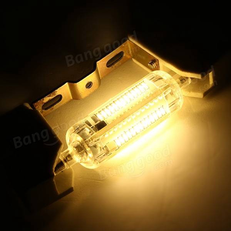 new r7s led bulb 8w 78mm smd 3014 108 pure white/warm white corn light lamp 220v-240v