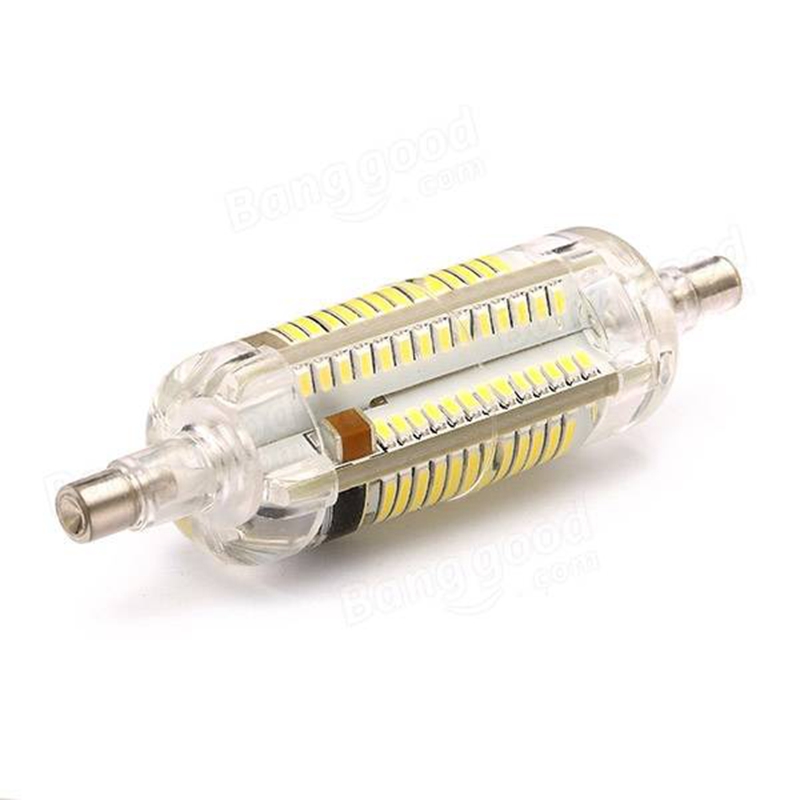 new r7s led bulb 8w 78mm smd 3014 108 pure white/warm white corn light lamp 220v-240v