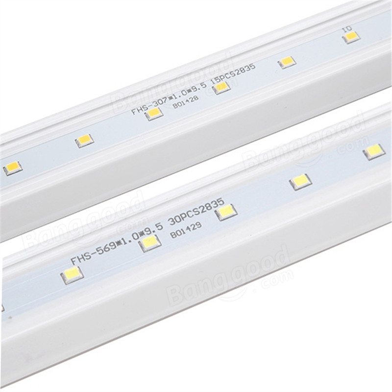 new t5 28cm 3w white/warm white led rigid strip tube light ac 220v