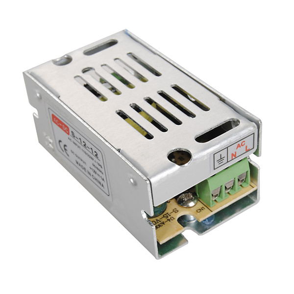 original 12w 12v 1a switch power supply switching driver adapter voltage transformer for led strip light display 110v/220v