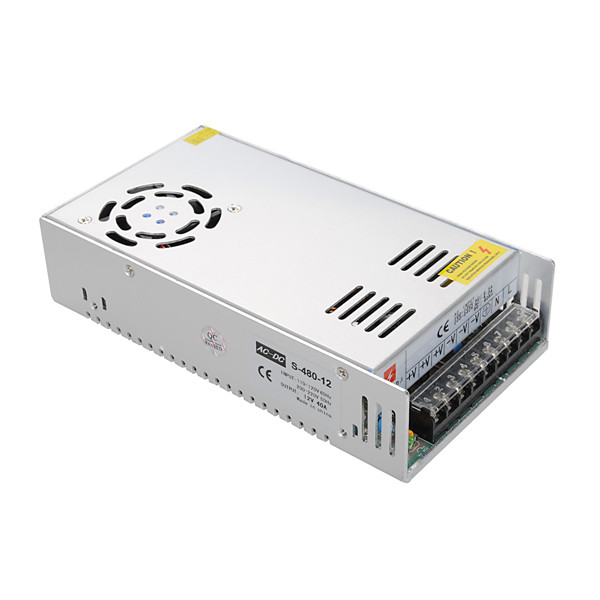 original 480w 12v 40a switch power supply switching driver adapter regulated voltage transformer for led strip light 110v/220v