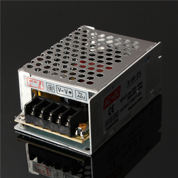 original ac 100v-240v to dc24v 2a 48w voltage transformer switch power supply for led strip led control led switch led display