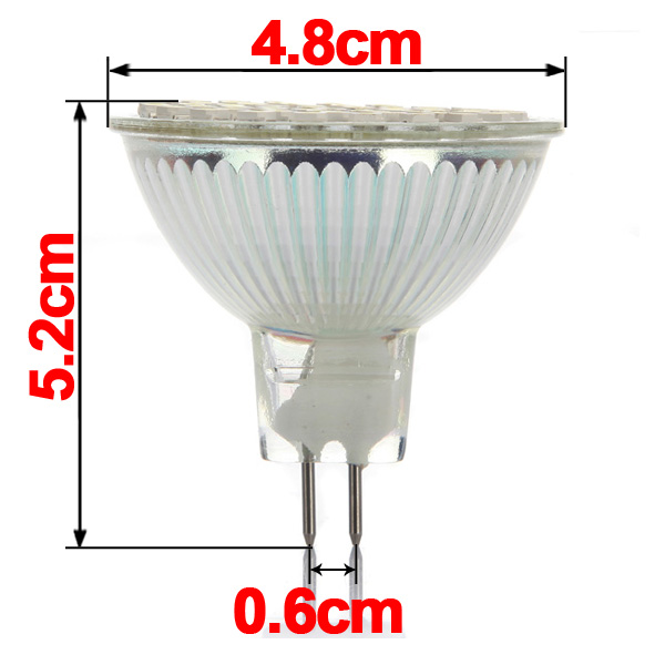 overvalue mr16 60 led 3528 smd pure white energy saving spotlight home spot lights lamp bulb 220v 250lm